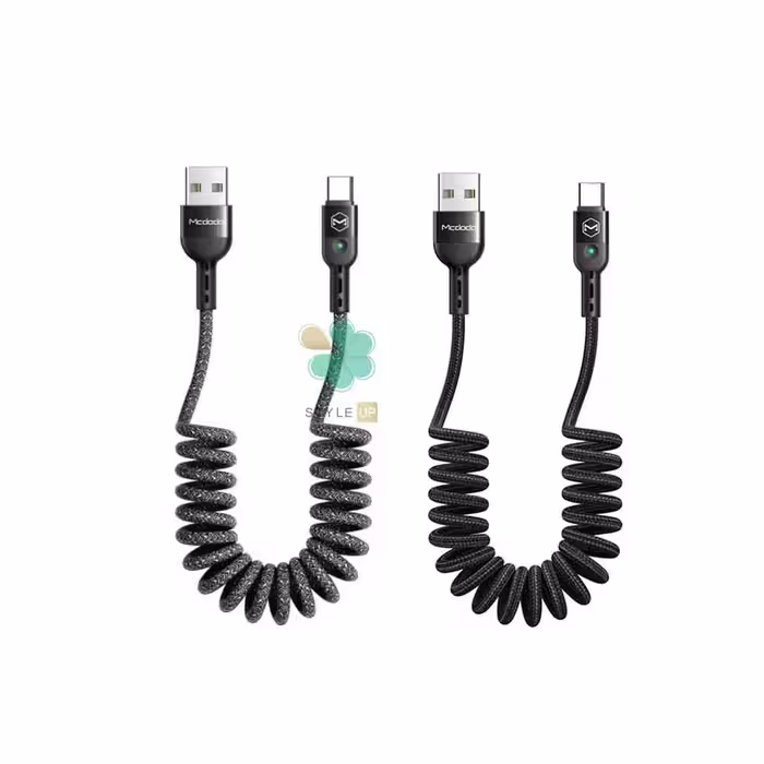 کابل شارژ تلفنی تایپ سی مک دودو Mcdodo Omega Coiled Ca-6420 1.8M