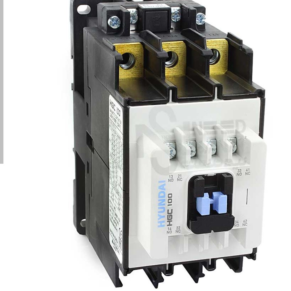 کنتاکتور هیوندای 100 آمپر (کنتاکتور 100آمپر هیوندای)55KW مدل HGC با یکسال گارانتی