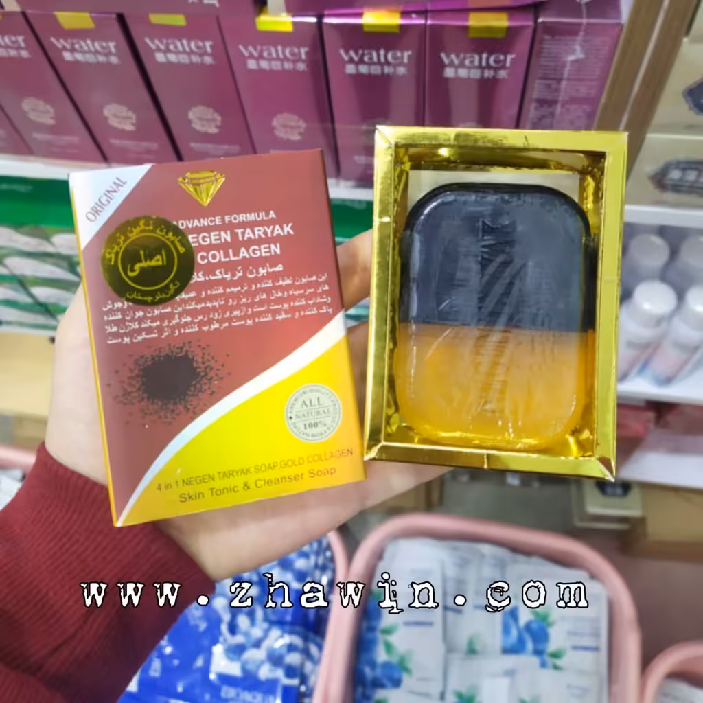 صابون کلاژن طلا اصل حجم 120 میل


