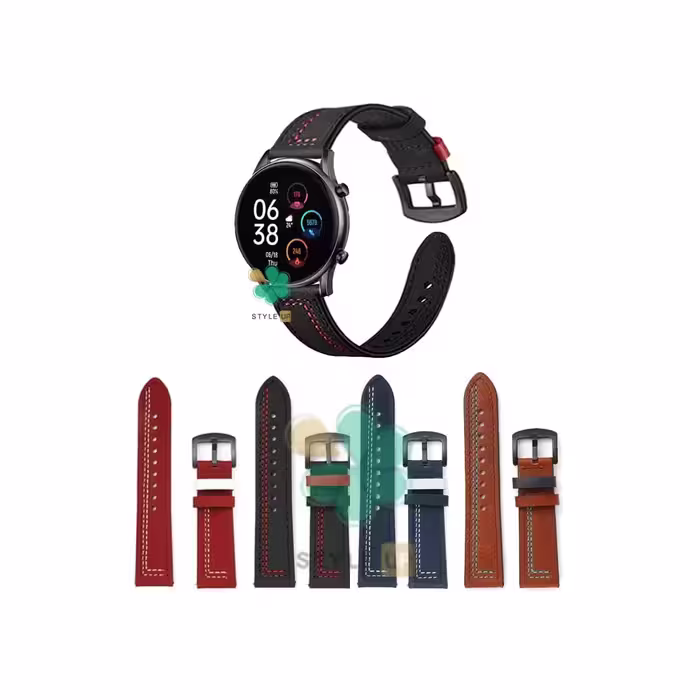 بند چرمی ساعت شیائومی Haylou RT2 LS10 مدل Nubuck Leather