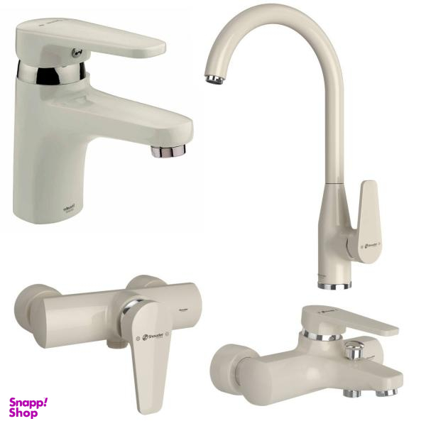 ست شیرآلات شودر مدل لیون