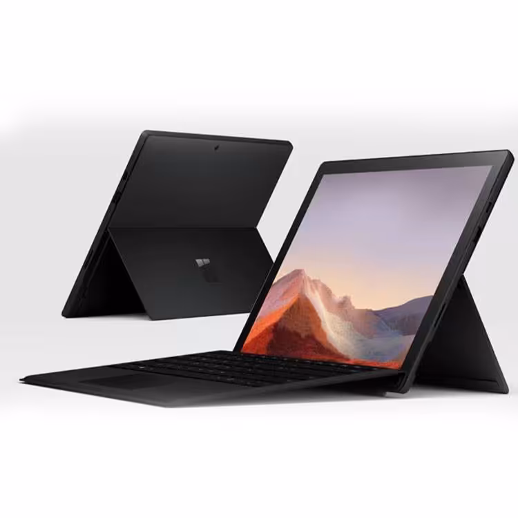 تبلت مایکروسافت مدل Surface Pro 7 Plus - B به همراه کیبورد Black Type Cover