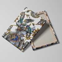 تابلو تلفیقی نقاشیخط دیجیتال آرت گالری چارگوش  2317