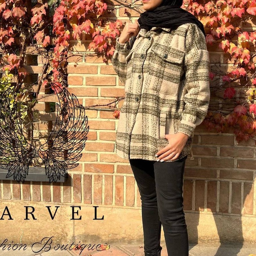 تونیک چهار خانه پشمی