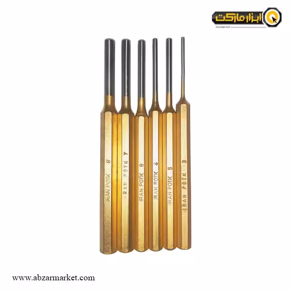 ست سنبه پین درار ایران پتک 6 عددی مدل LH-8210