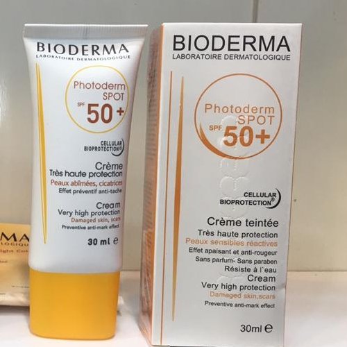 ضدآفتاب بیودرما 50  رنگی