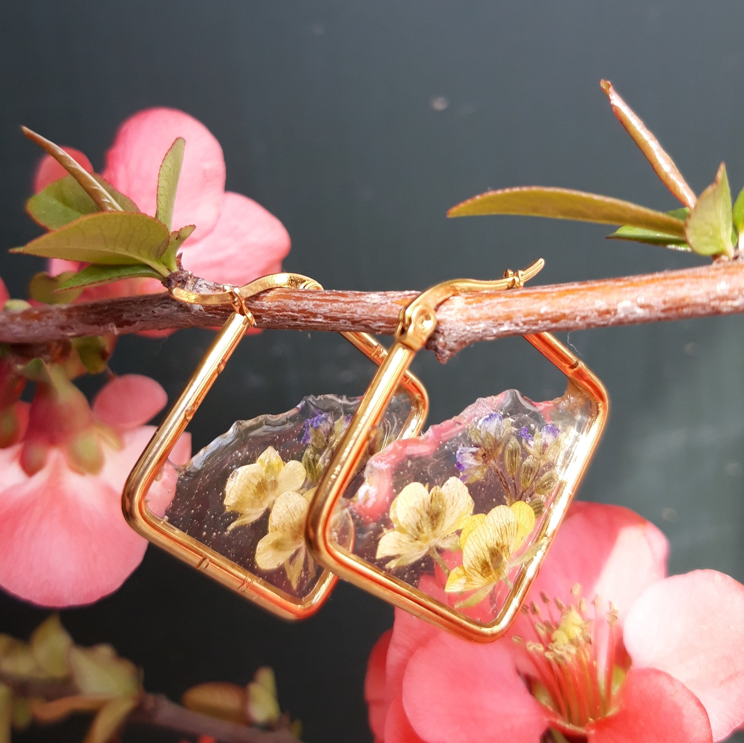 گوشواره رزینی رویا