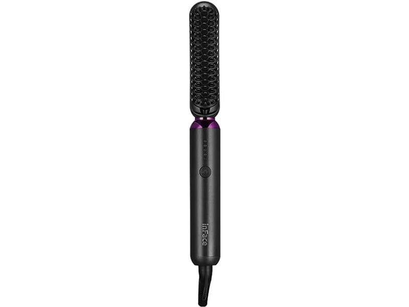 برس حرارتی، فر و صاف کننده مو شیائومی Xiaomi Inface ION Hairbrush ZH-10D (مشکی)