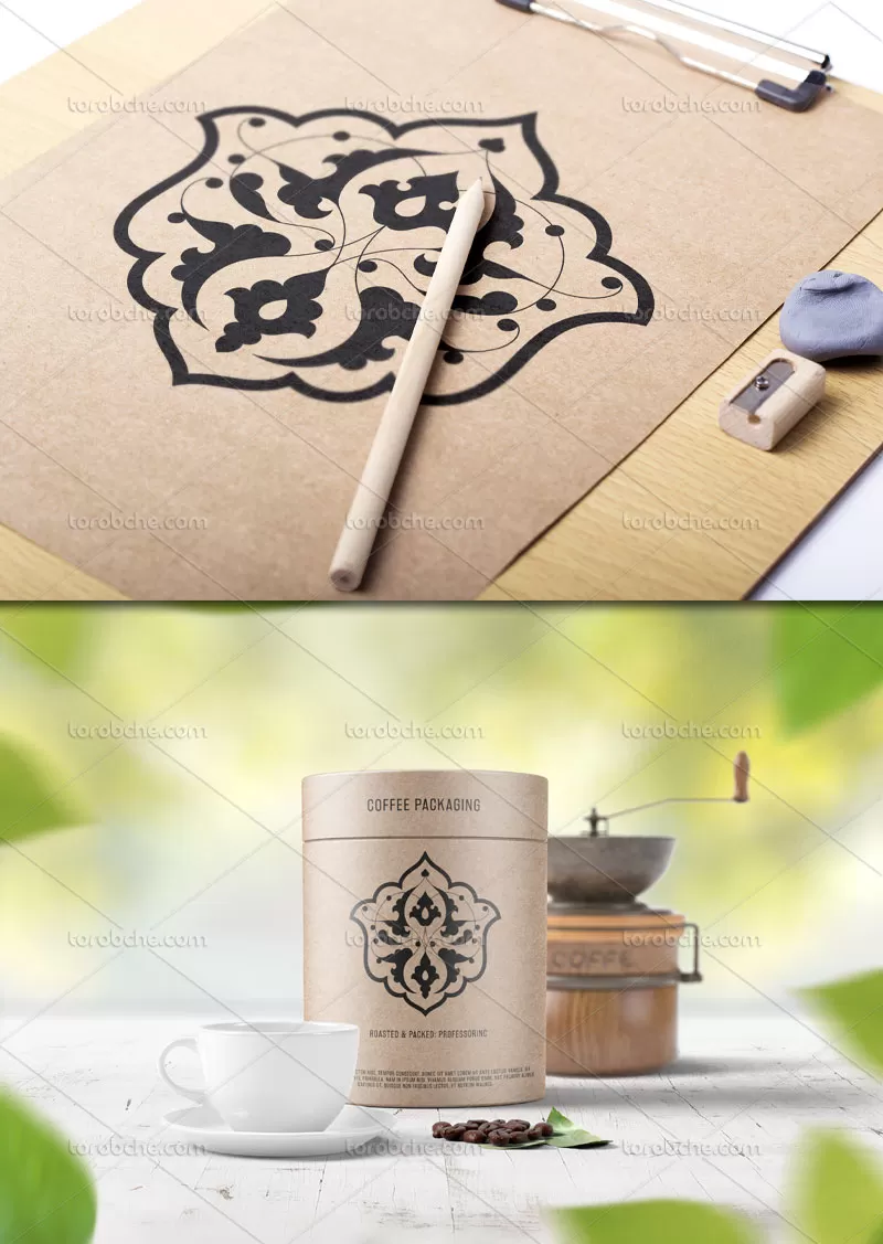 وکتور طرح نشان اسلیمی خاص | گرافیک با طعم تربچه