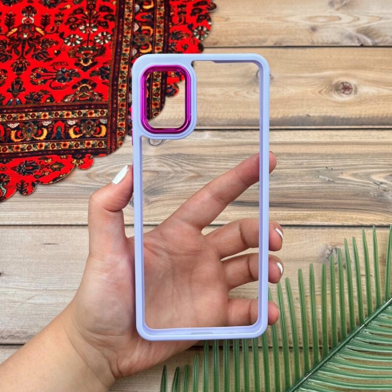 قاب گوشی Galaxy A31 سامسونگ اورجینال دورسیلیکونی شفاف یاسی کد 42966