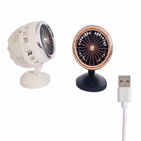 پنکه رومیزی دو فن دو حالته USB مدل FCSY-380