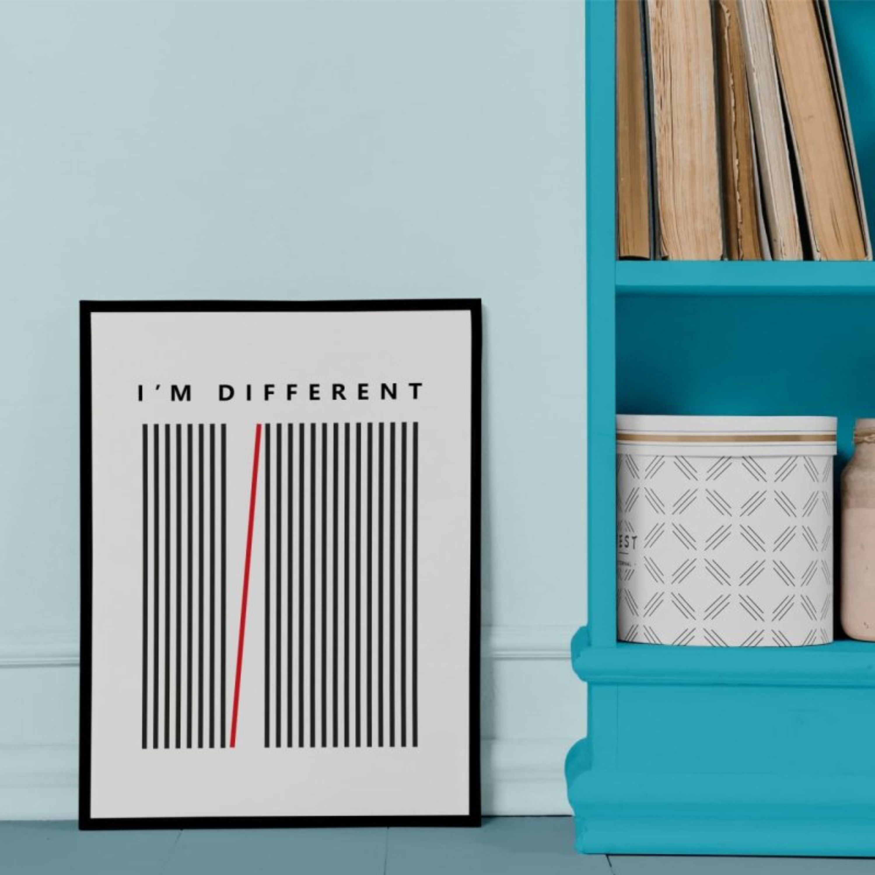 تابلو مدل انگیزشی من متفاوت ام کد BIDL