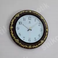 ساعت دیواری  شب نما مارال قاب نقش برجسته طلایی