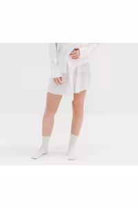 جوراب سفید مردانه و زنانه تنیس 6 قطعه Forever