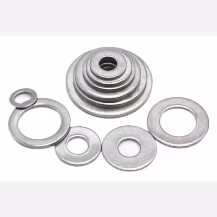 واشر آهنی تخت سایز M5 دور 10 میلیمتر