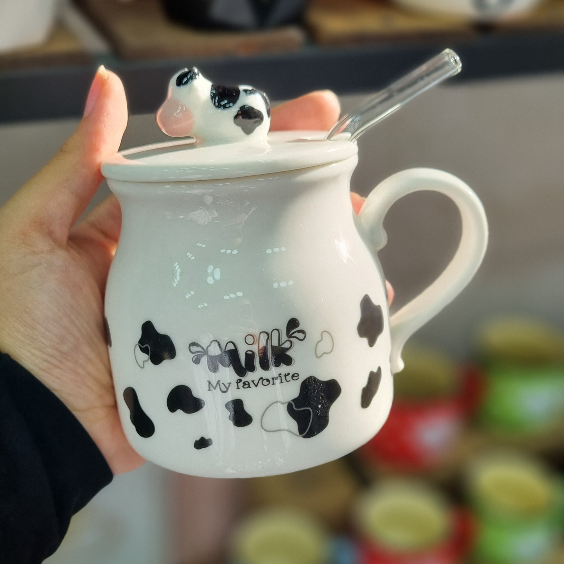 ماگ سرامیکی طرح گاو 