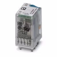 رله شیشه ای فونیکس کنتاکت چهار کنتاکت 125DC و (14 پایه گرد 6 آمپر) REL-IR4/LDP- 125DC/4X21