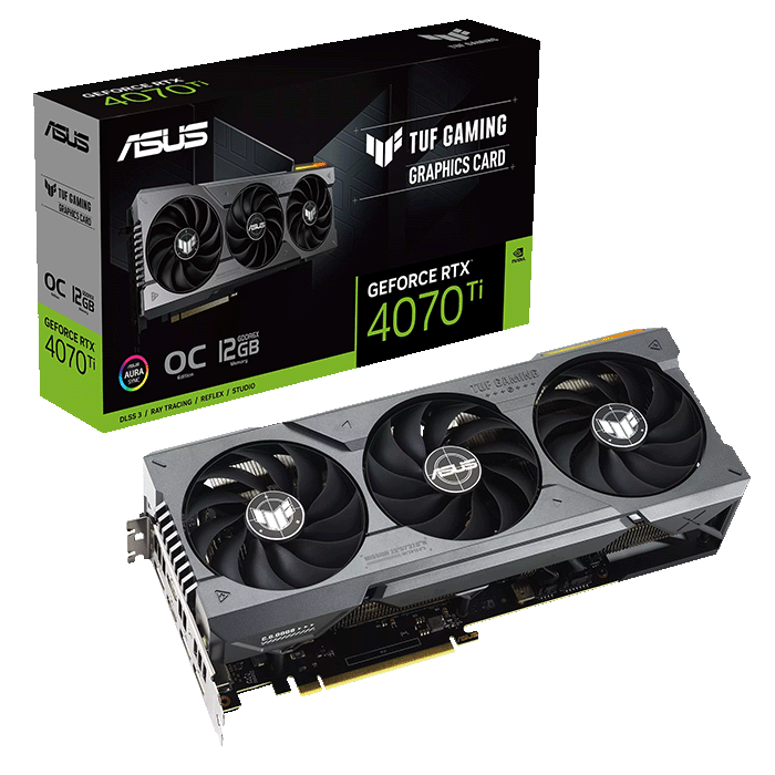 قیمت و خرید کارت گرافیک ایسوس تاف مدل TUF GeForce RTX 4070 TI OC Edition
