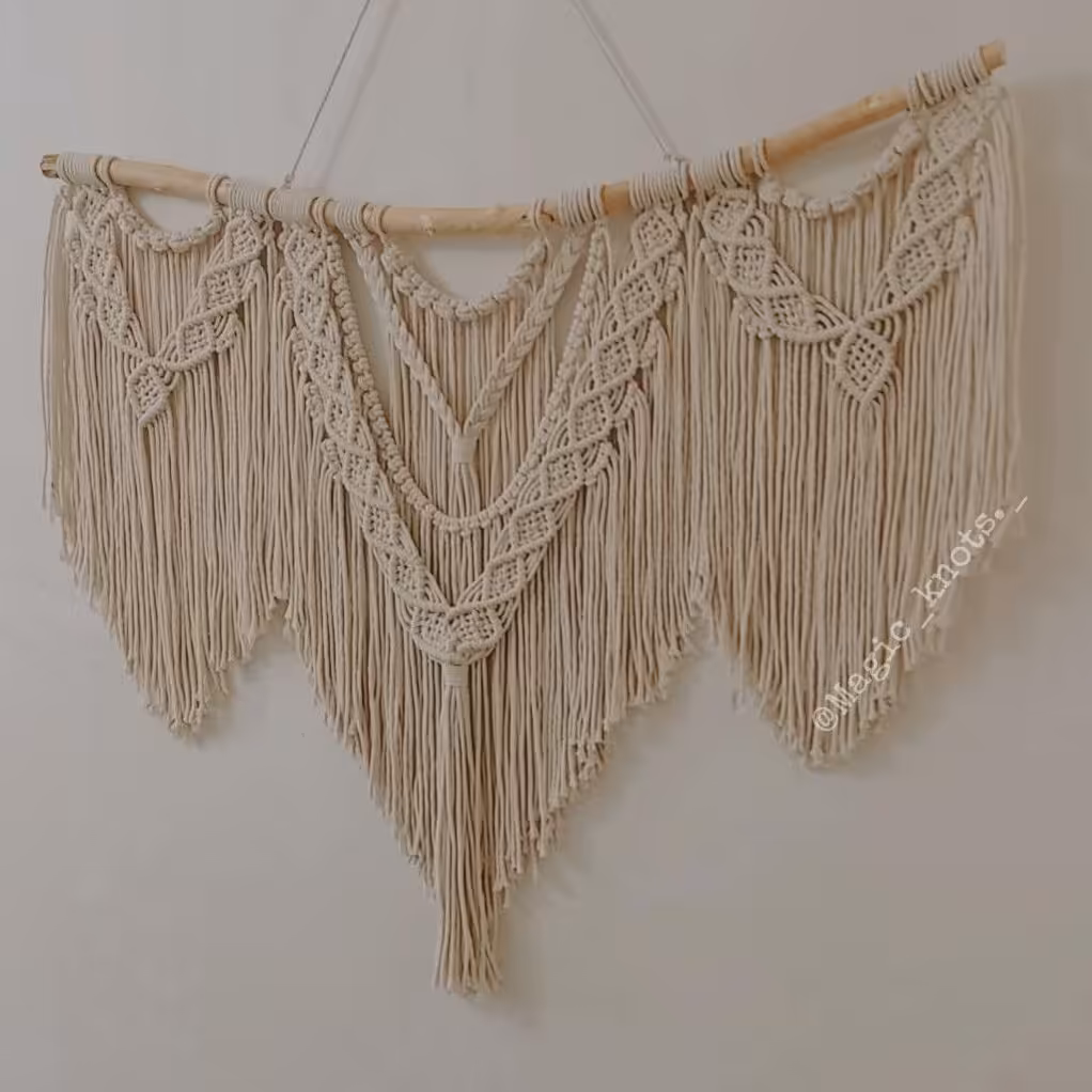 دیوارکوب مکرومه زیبا (پس کرایه)