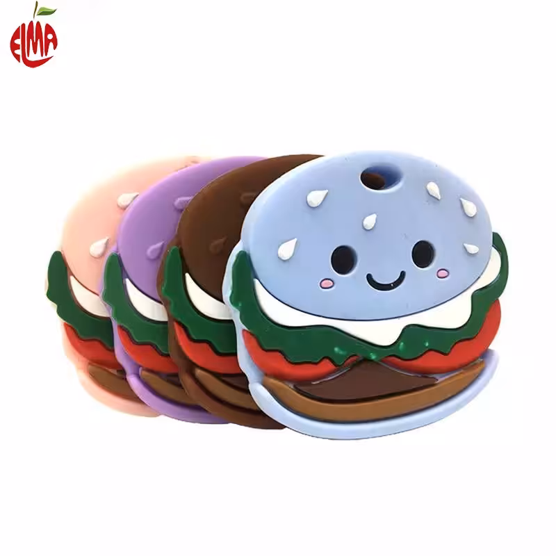 دندانگیر سلیکونی همبرگر