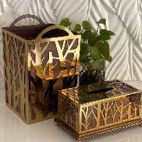 سطل و جا دستمال لیزری