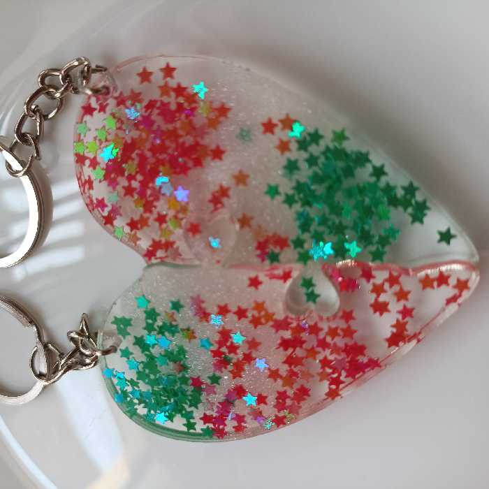 جاکلیدی طرح قلب دو تیکه ایی یلدایی