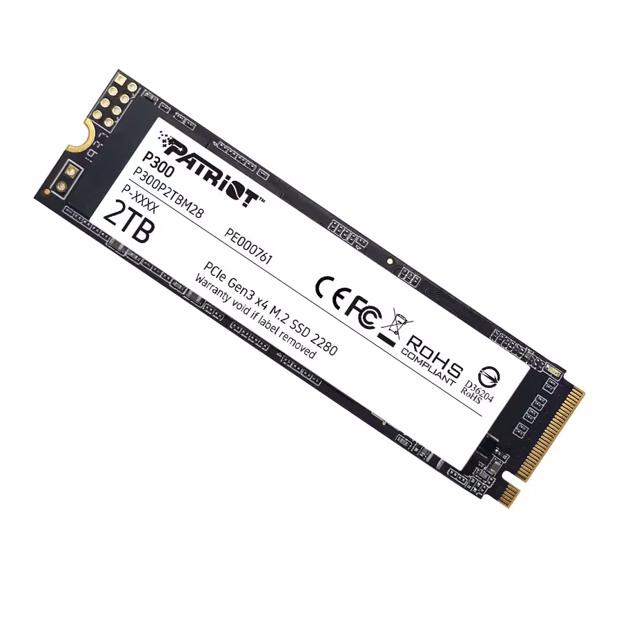 قیمت و خرید اس اس دی 2 ترابایت پاتریوت مدل P300 M.2 PCIe Gen 3 x4 | یاس ارتباط