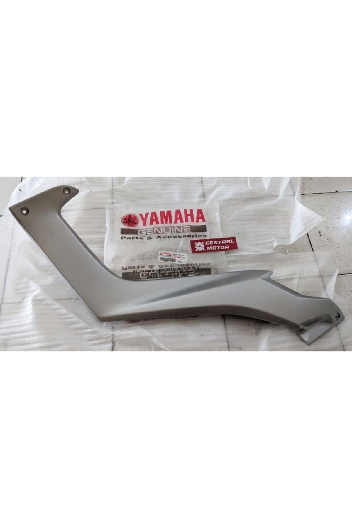 لوازم یدکی موتورسیکلت خاکستری پوشش جانبی انبار NMAX سمت چپ تیره 2015 2020 Yamaha