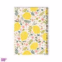 دفتر مشق 100 برگ بامبیلیپ طرح گل گلی لیمو لیمو کد 3508707