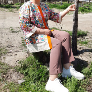 مانتو اسپرت زنانه نخی مدل مانتو زنانه مدل ونوس کد 02