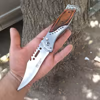 چاقو فشاری استنسیل استیل ماهی بزرگ 