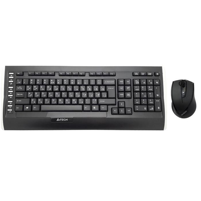 کیبورد و ماوس بی سیم ای فورتک مدل 9300F