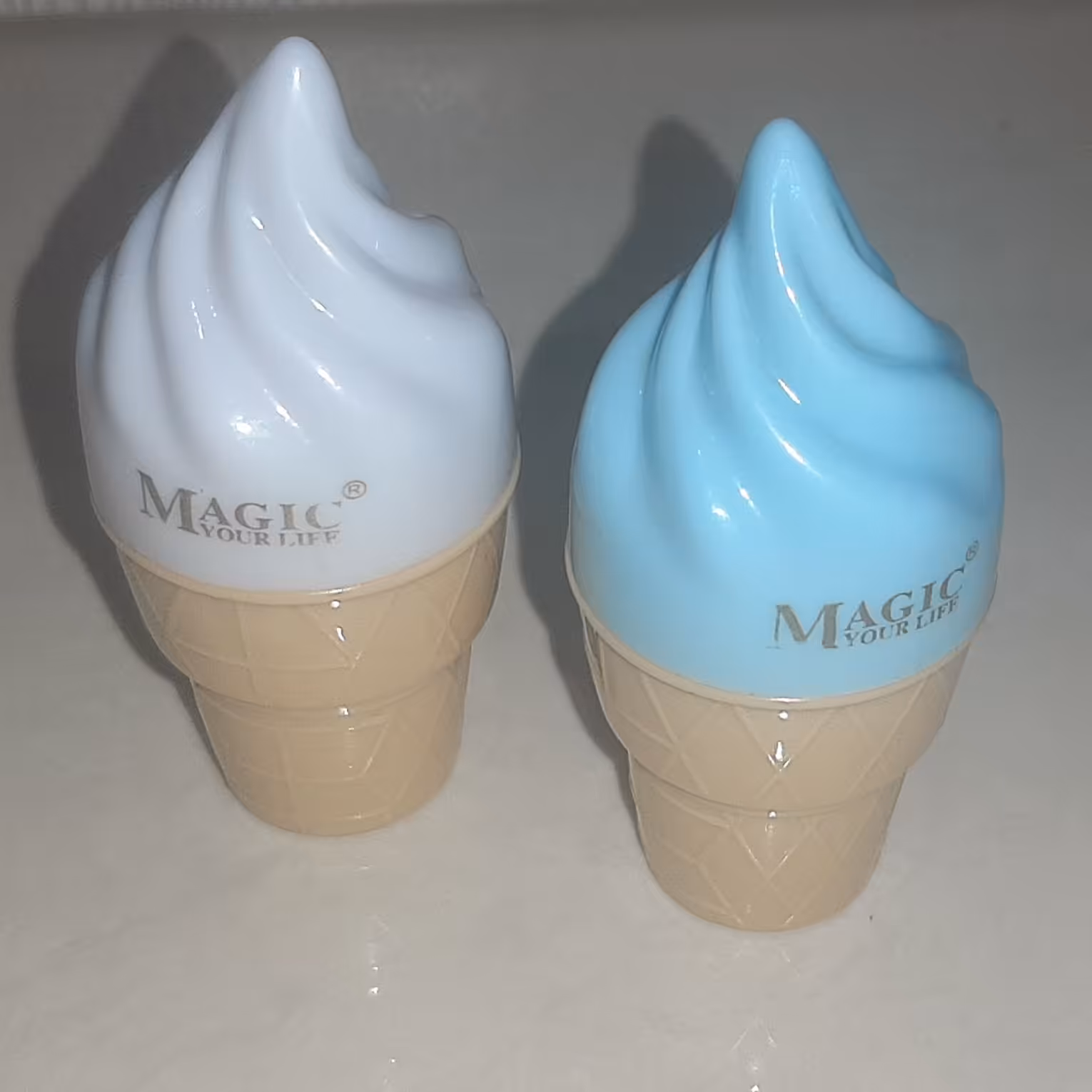 بالم لب بی رنگ طرح بستنی حدودا 9 سانتی