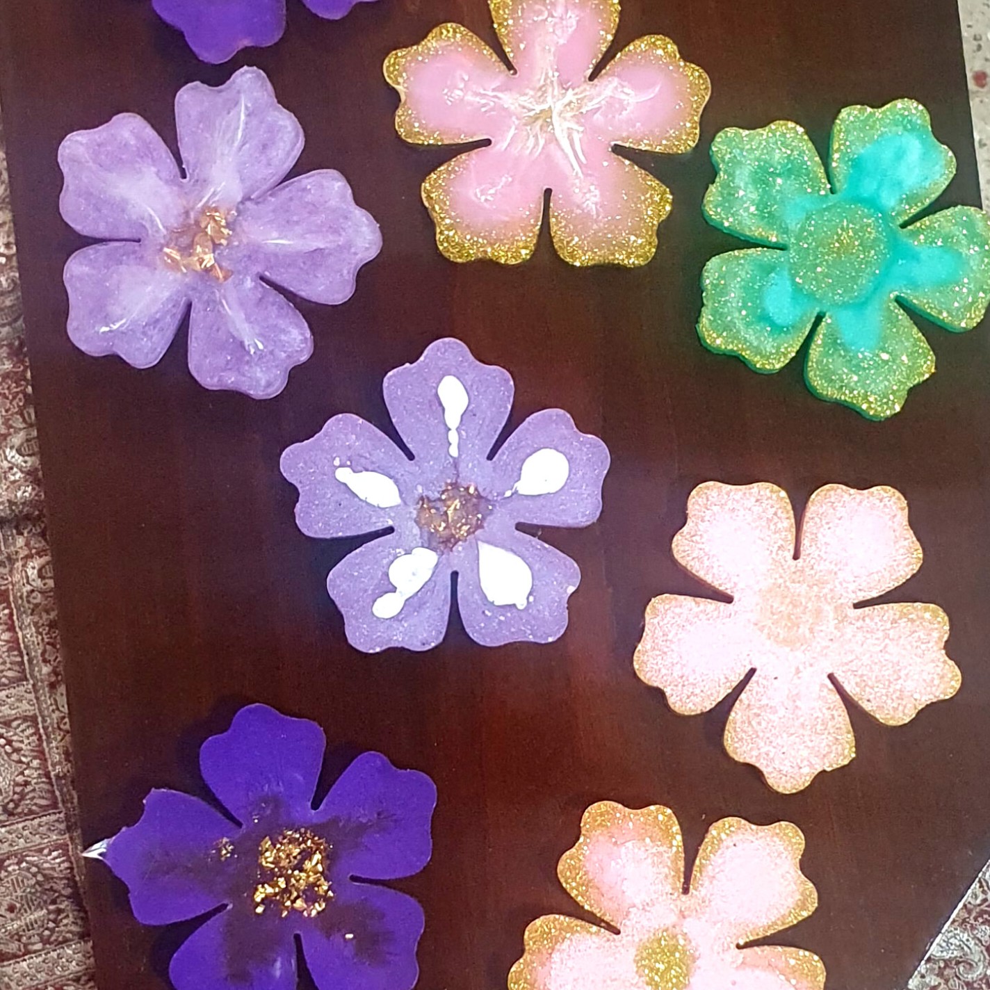 زیرلیوانی گل