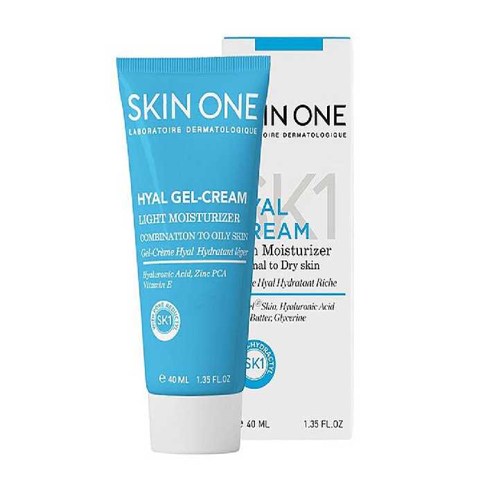  ژل کرم مرطوب کننده هیال اسکین وان پوست مختلط تا چرب 40 میل