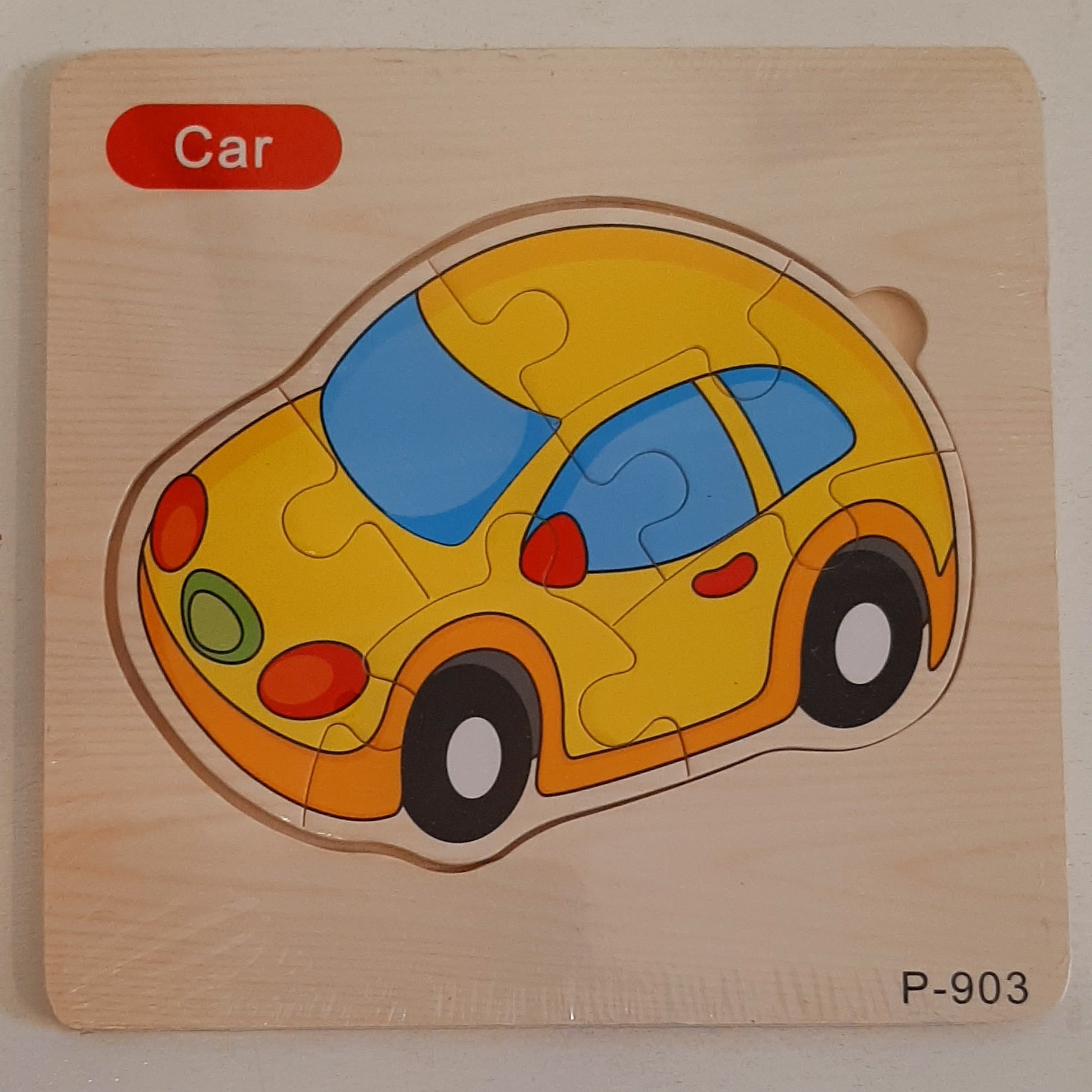 پازل چوبی طرح ماشین