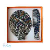 آینه و شانه طرح طاووس