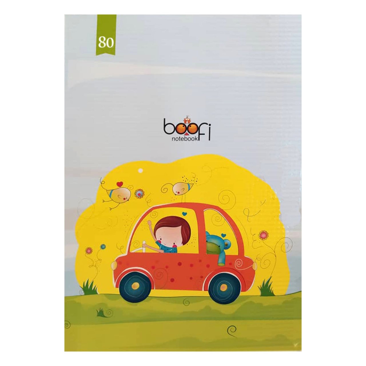 دفتر مشق 80 برگ بوفی مدل D-80