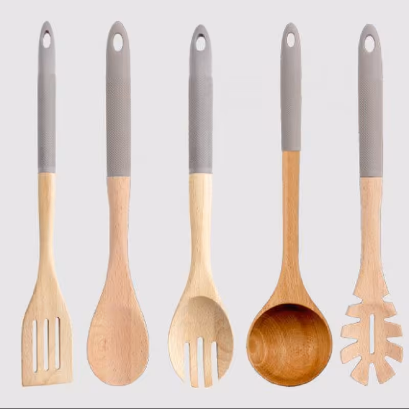 ست کفگیر چوبی یونیک کد3359