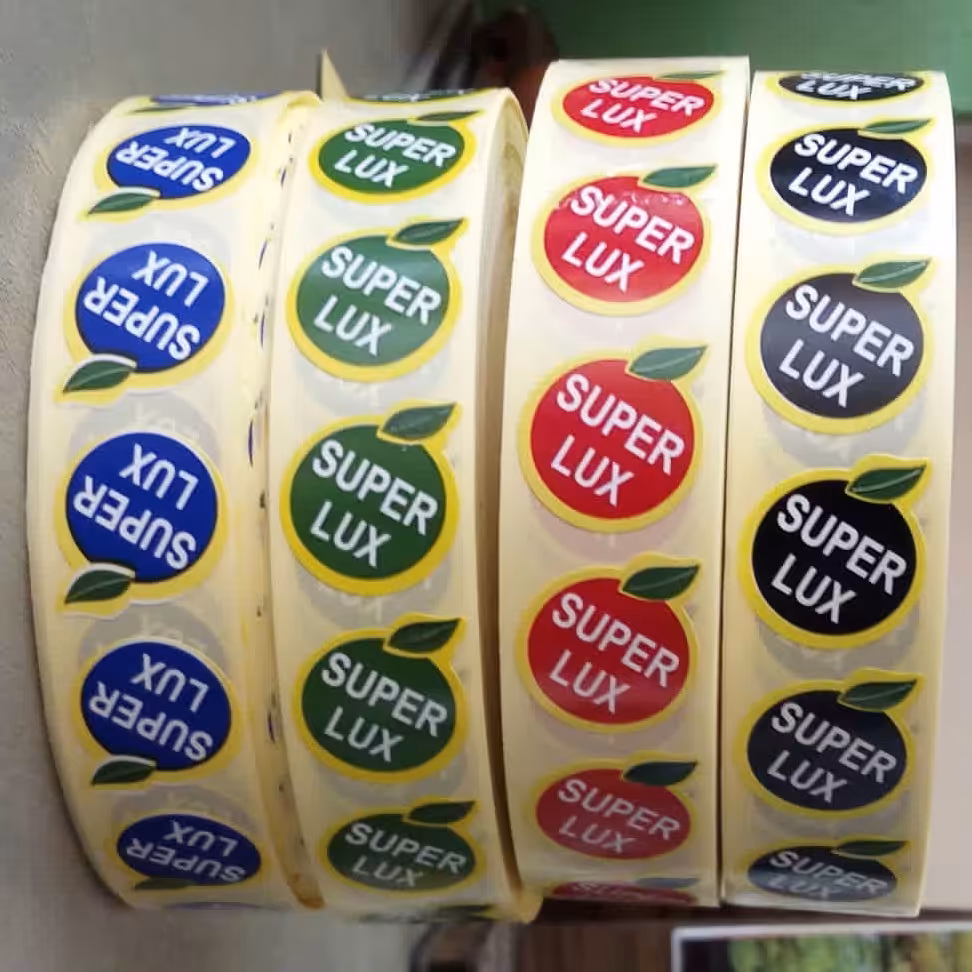 لیبل چهار رنگ سوپر لوکس برای میوه و صیفی جات