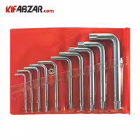 ست آچار آلن ستاره ای کوتاه 10 عددی ایت مدل TXL 10