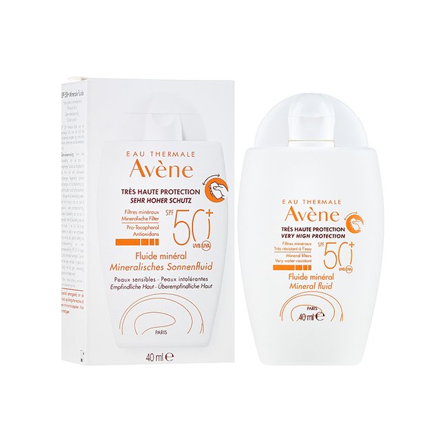 ضد آفتاب اَوِن Avene
مدل Mineral fluid spf50