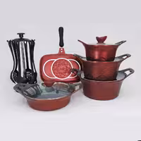 سرویس20 پارچه گرانیتی پیلو PILAU مدل لایف رنگ شرابی