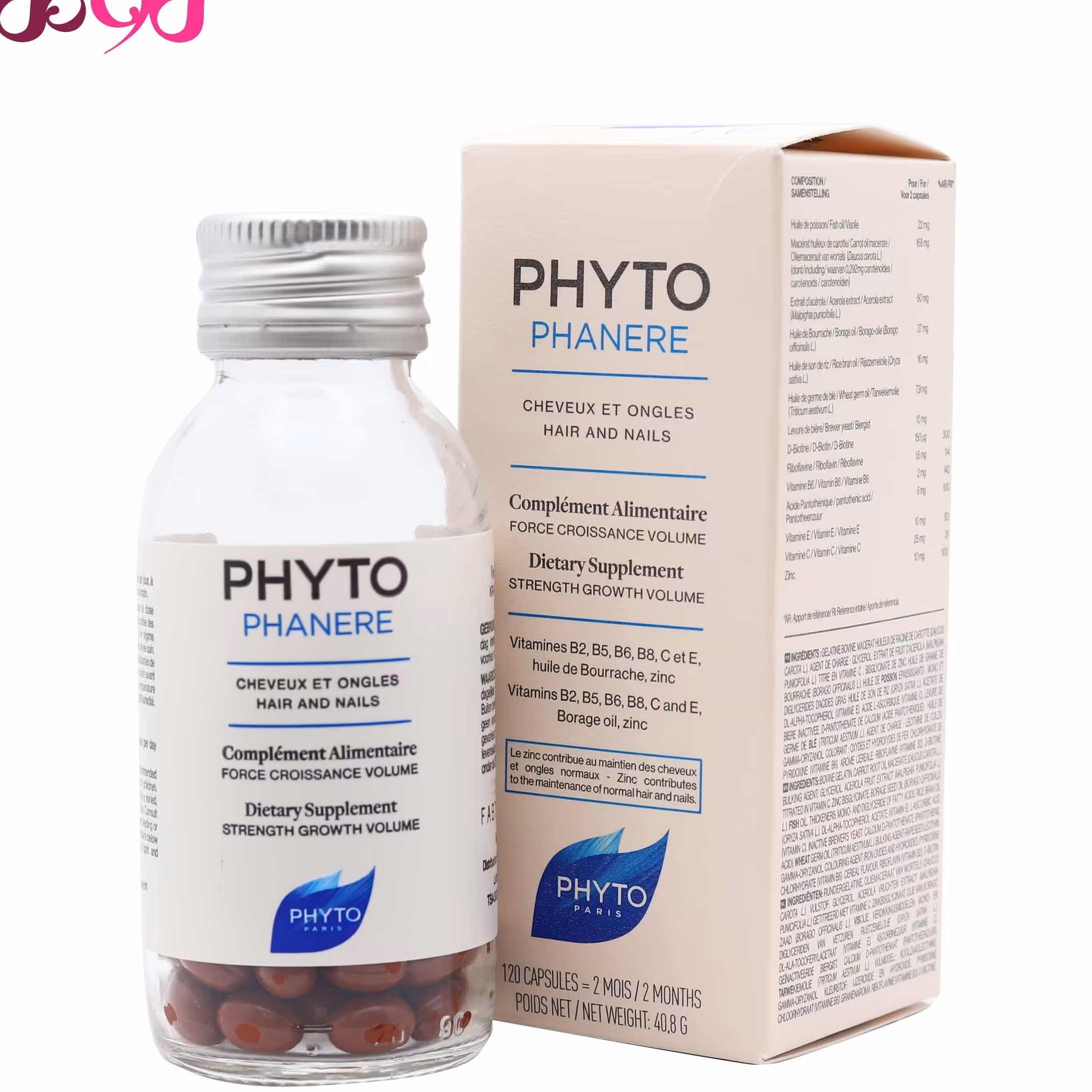 تقویت پوست و مو گیاهی فیتو 120 عددی 