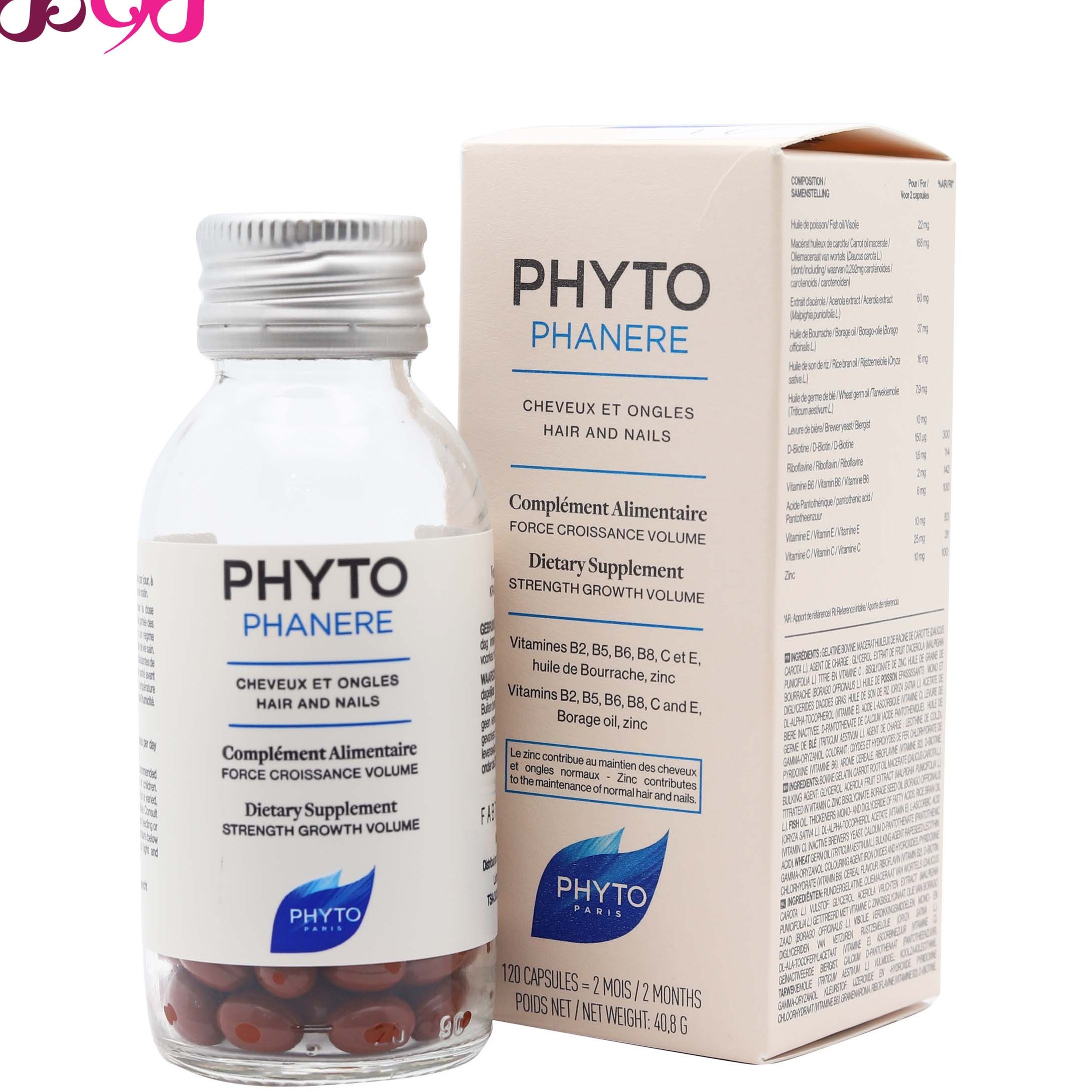 تقویت پوست و مو گیاهی فیتو 120 عددی 