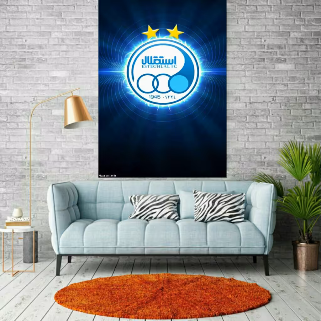 پوستر طرح لوگوی درخشان استقلال سایز10070