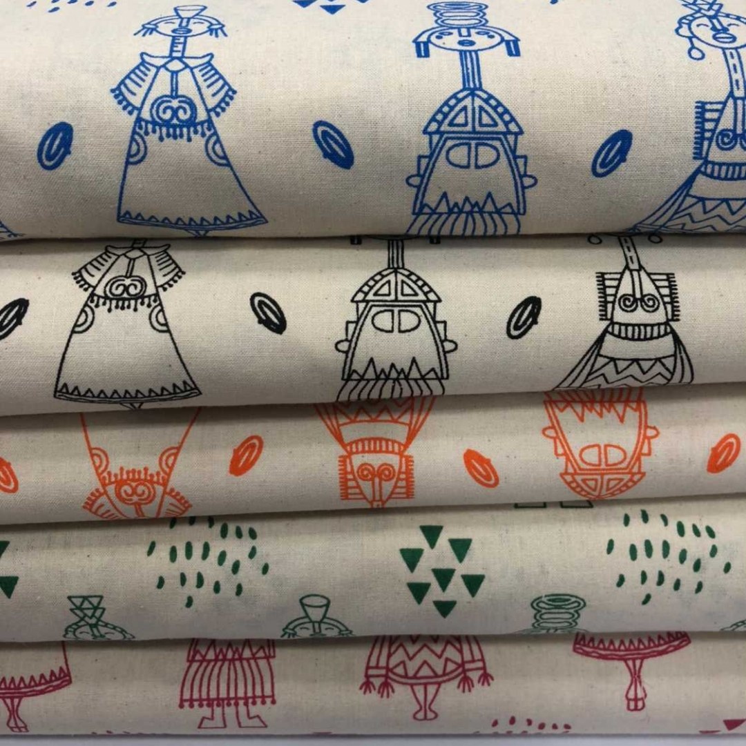 پارچه لنین چاپی طرحدار