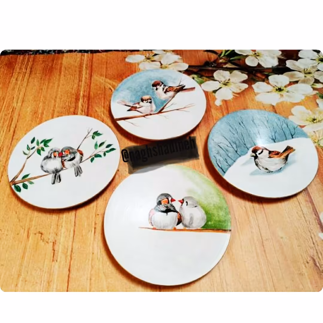 بشقاب تزیینی 4 عددی