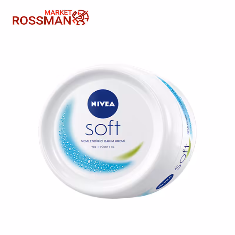 کرم مرطوب کننده نیوآ NIVEA مدل Soft حجم 300 میلی لیتر