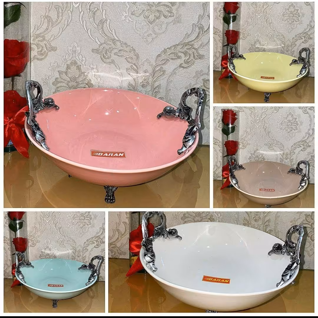 کشکول کاسه گرد دسته پیوتر در 6رنگ مختلف ارسال رایگان 